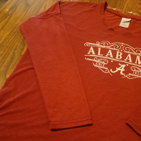 Alabama womens long sleeve t shirt. XL - Picture 4 of 8